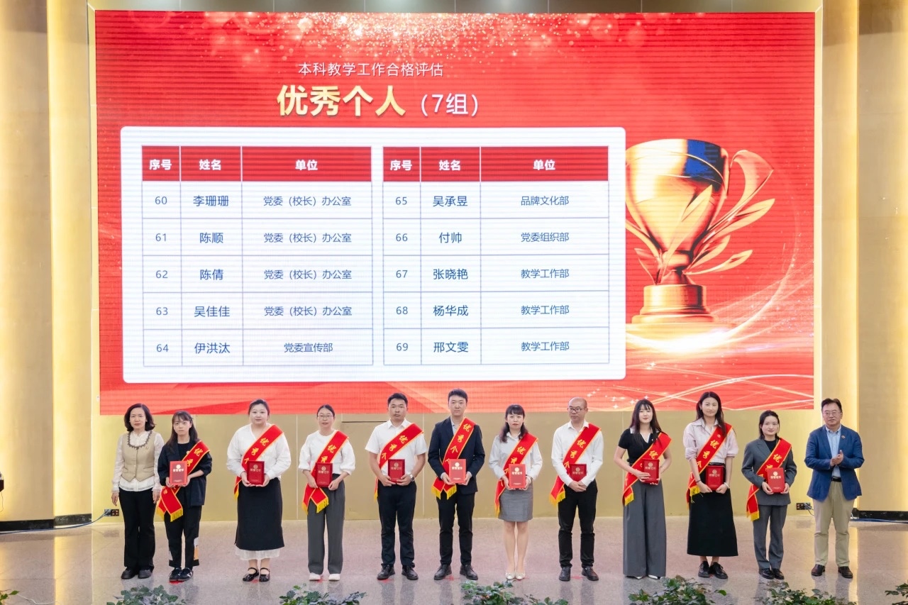 表彰!2026世界杯足球官网顺利通过本科教学工作合格评估! 第 17 张 表彰!2026世界杯足球官网顺利通过本科教学工作合格评估! 第 17 张